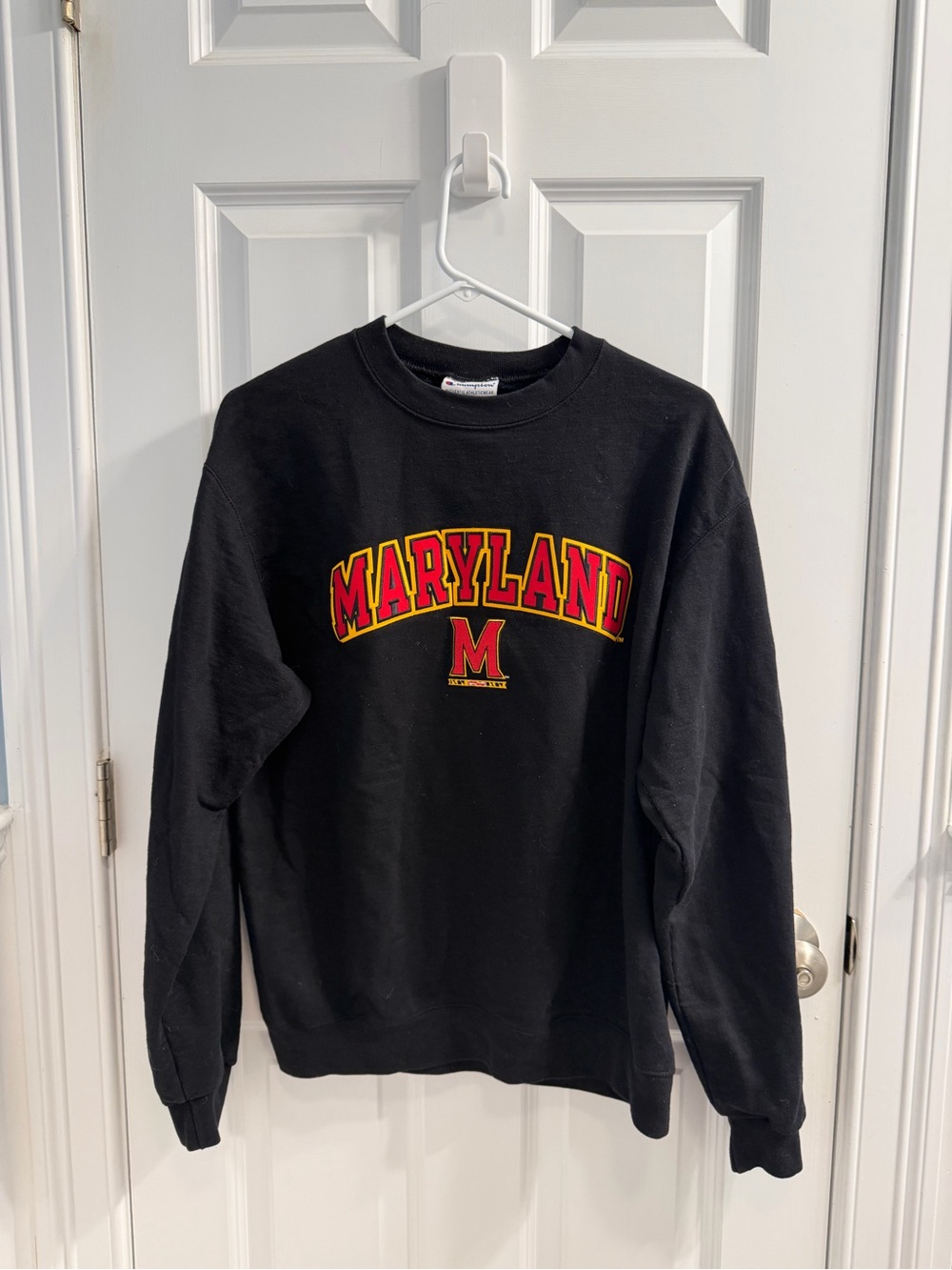 Champion University of Maryland Black Crewneck Sweatshirt